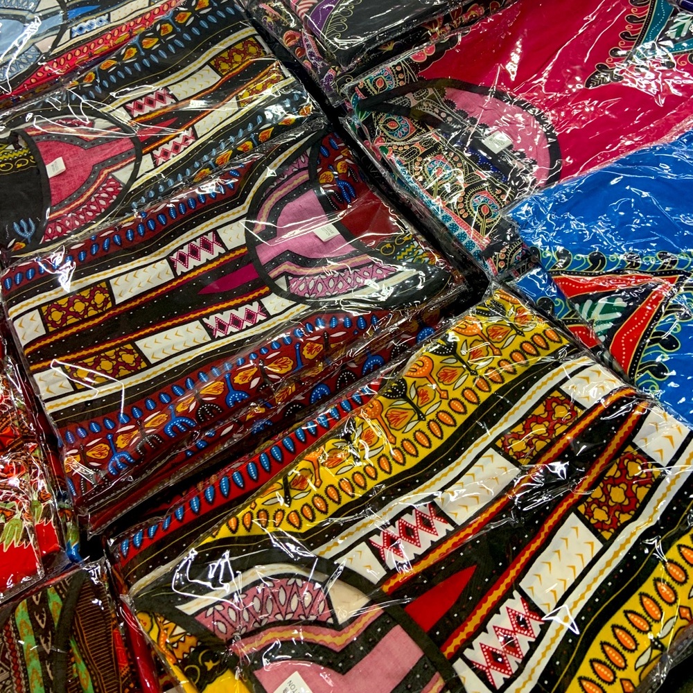 Long Dashiki Caftan | African Print | Bohemian - Picture 4 of 5